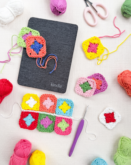 Mini Granny Square Customizable Tablet Sleeve