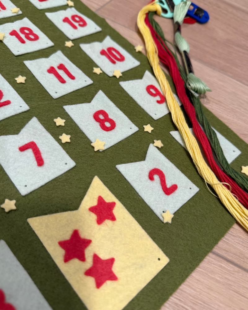 Load image into Gallery viewer, Custom Felt Advent Banner
