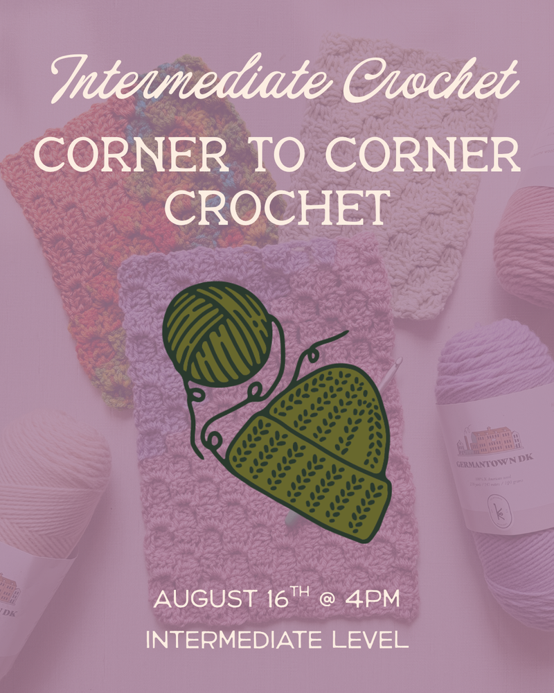 Load image into Gallery viewer, Intermediate Crochet: C2C (Corner 2 Corner)
