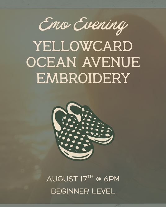 Emo Embroidery: Ocean Avenue by Yellowcard