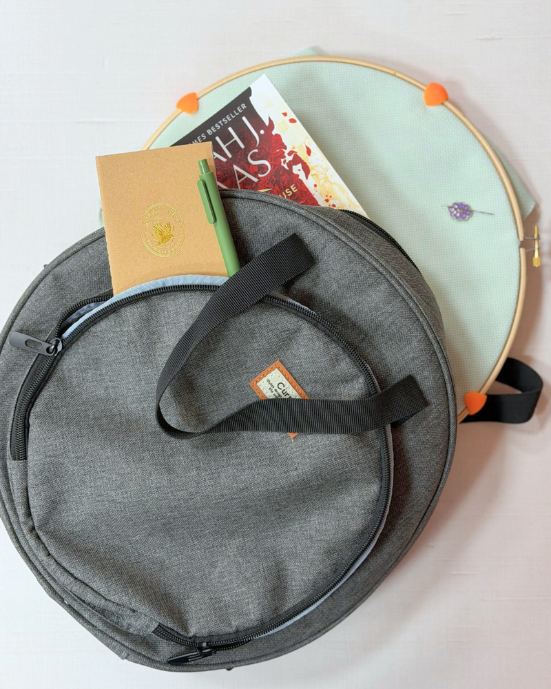 Load image into Gallery viewer, Makeshift Crafts 2026 Cross Stitched Reading Tracker Bookshelf: Year-Long Stitch-A-Long
