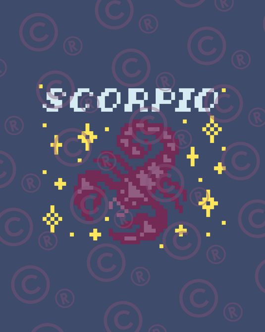 Monthly Astrology Sign: Scorpio - Cross Stitch of the Month