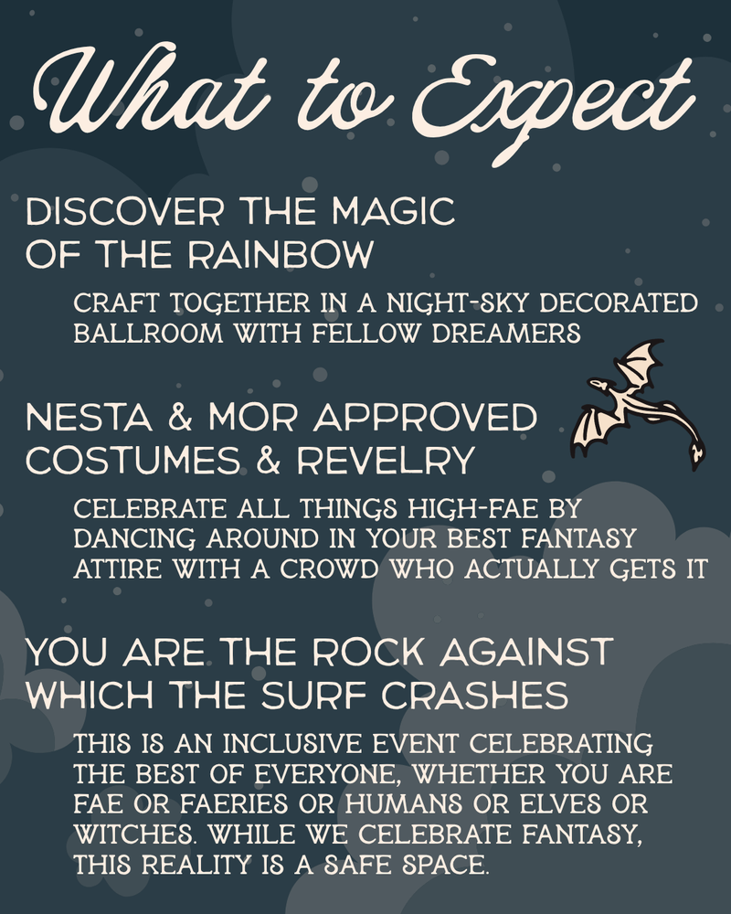 Load image into Gallery viewer, The Dreamer's Gala: A Court of Crafts &amp; Costumes - ACOTAR Book 6 Release Party
