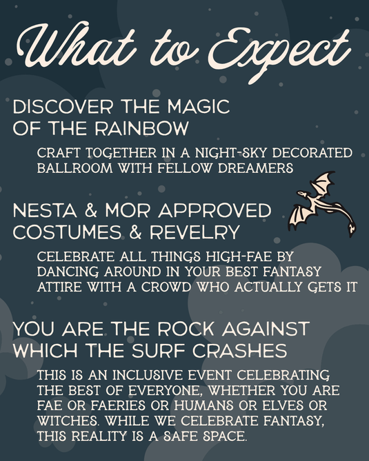 The Dreamer's Gala: A Court of Crafts & Costumes - ACOTAR Book 6 Release Party