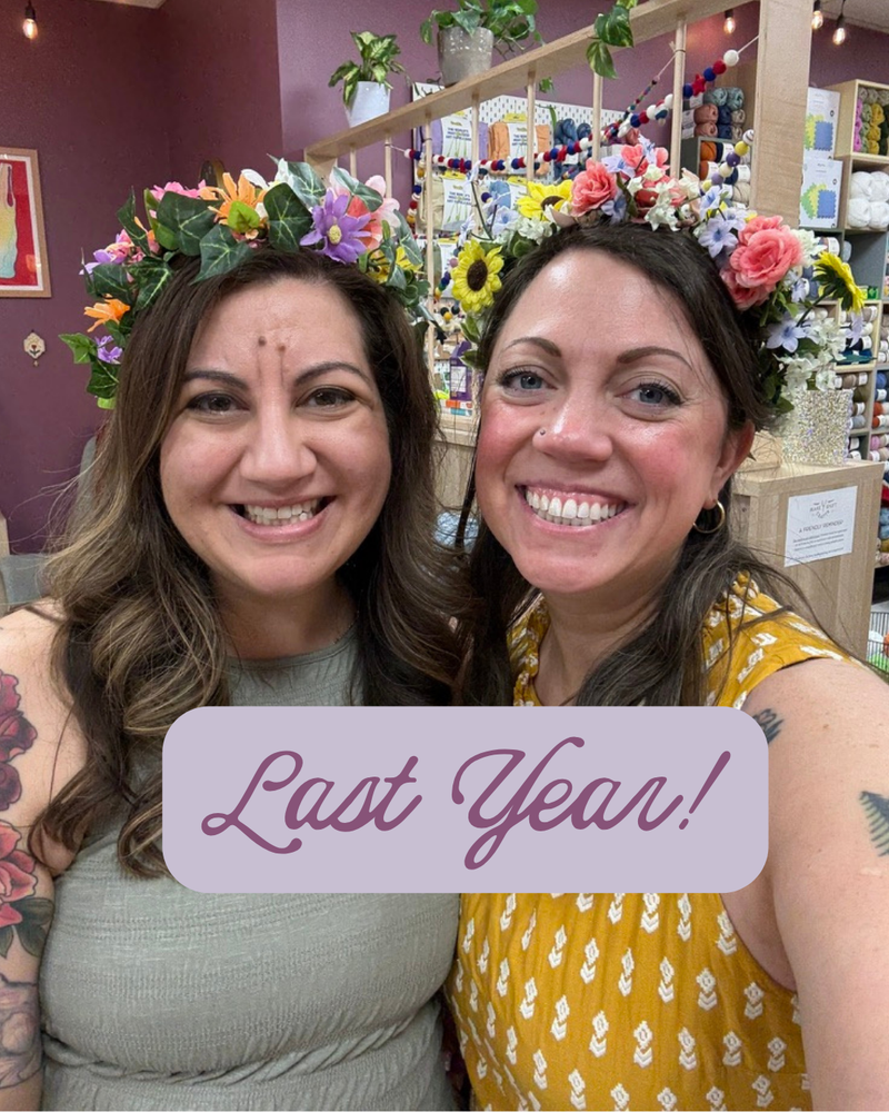 Load image into Gallery viewer, Litha Celebration: Grown Up &amp; Me Make Your Own Felt Flower Crowns
