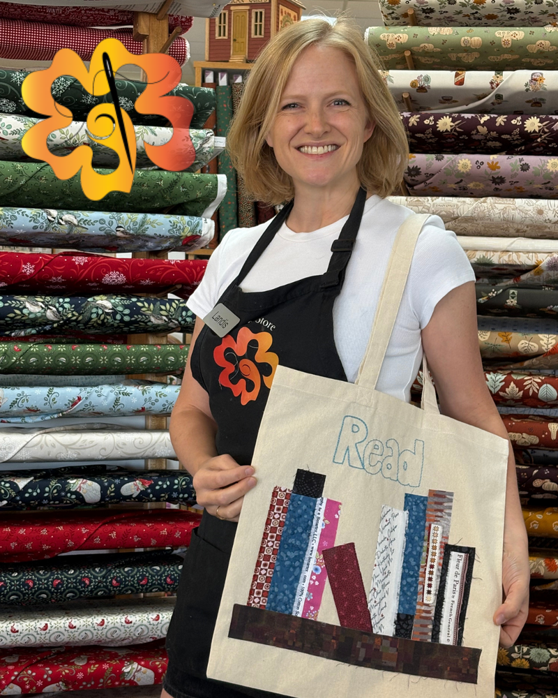 Load image into Gallery viewer, Book Lovers Saturday Craft Crawl with Makeshift Crafts, Paint and Planks, and The Quilt Store
