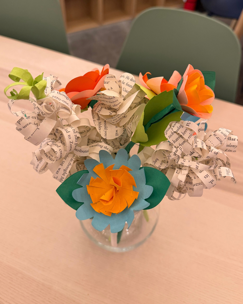 Load image into Gallery viewer, Floral Book Page Bouquets
