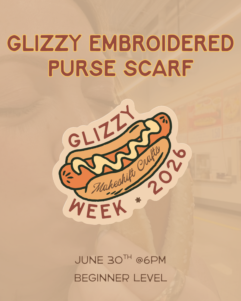 Load image into Gallery viewer, Glizzy Embroidered Purse Scarf
