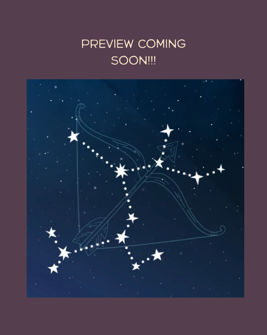 Monthly Astrology Sign Cross Stitch: Sagittarius