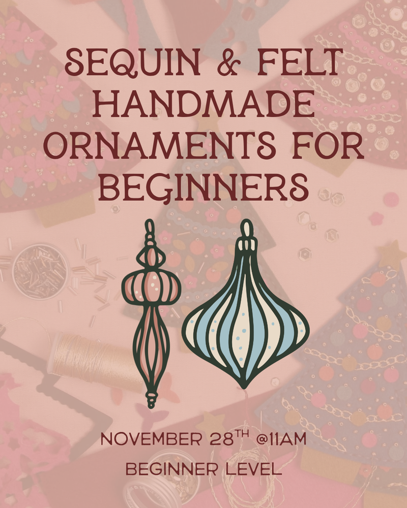 Load image into Gallery viewer, Sequin &amp; Felt Handmade Ornaments for Beginners
