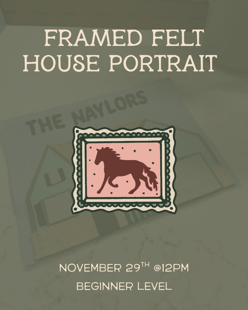 Load image into Gallery viewer, Framed Felt House Portrait

