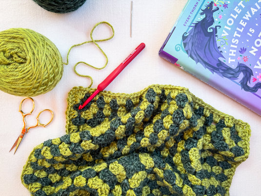 Crocheted Book Sleeve Pattern