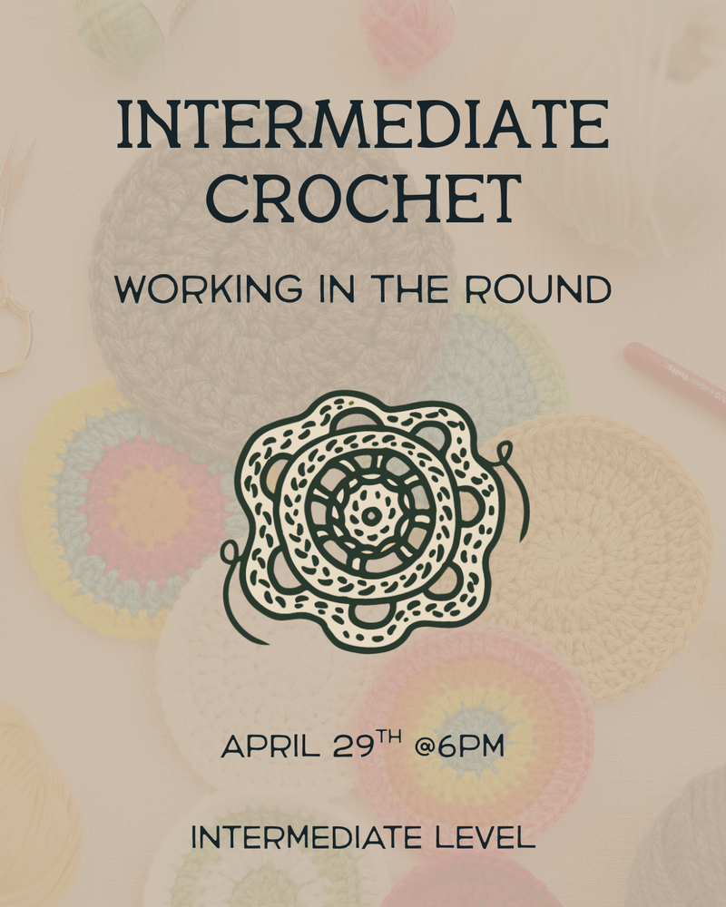 Load image into Gallery viewer, Intermediate Crochet: Crochet in the Round
