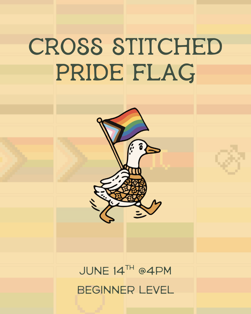 Load image into Gallery viewer, Cross Stitched Pride Flag - Choose Your Own Adventure
