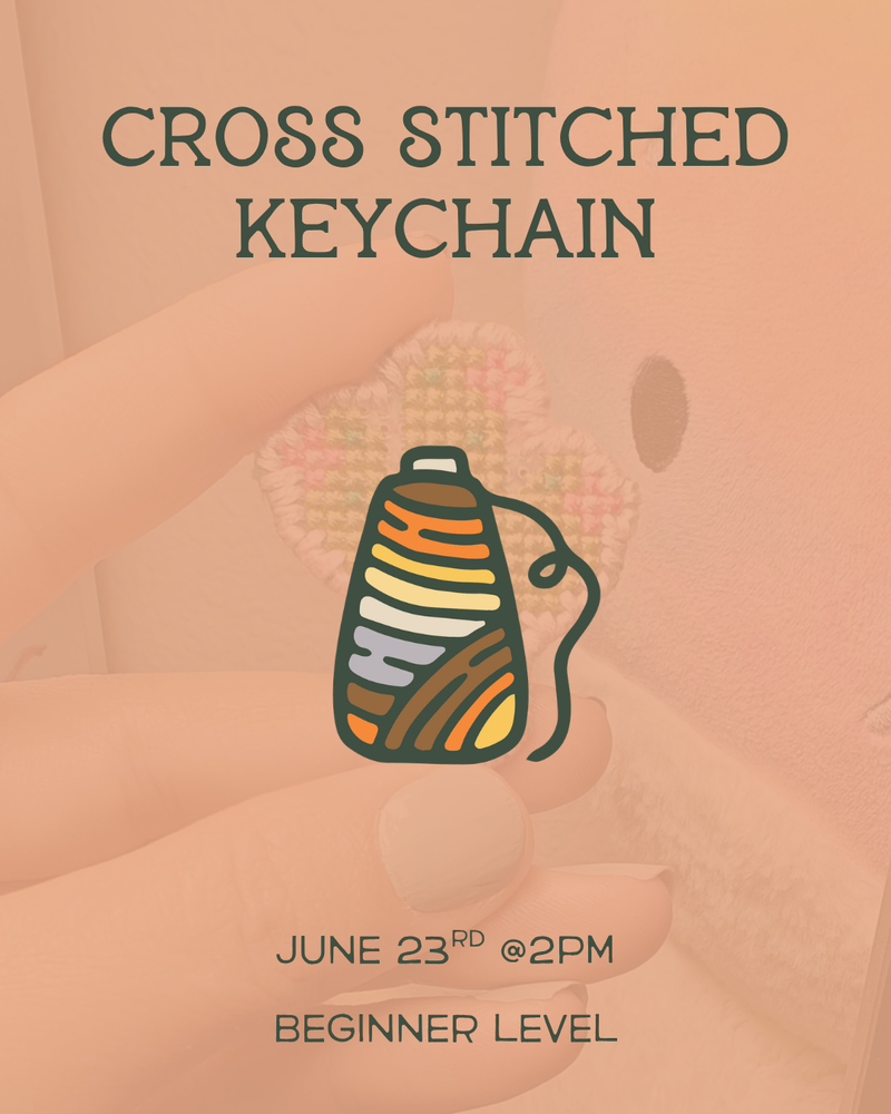 Load image into Gallery viewer, Cross Stitched Keychains
