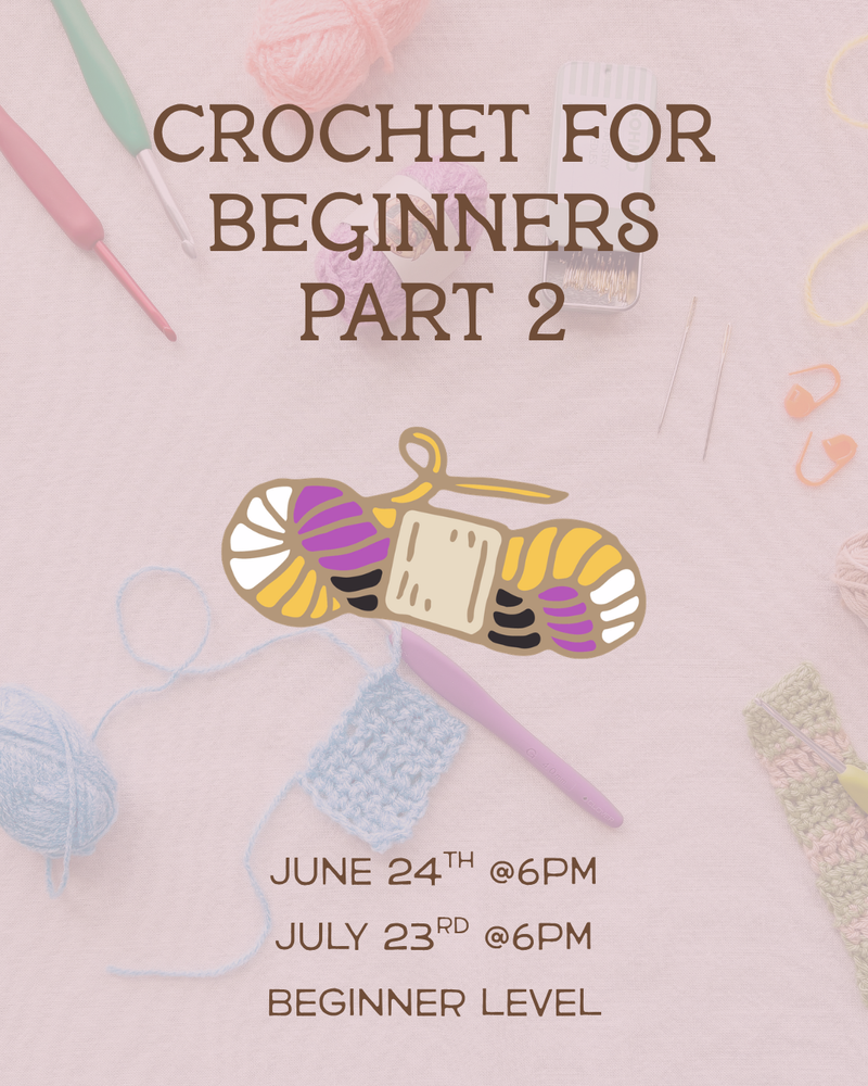 Load image into Gallery viewer, Crochet for Beginners 102: Building on the Basics

