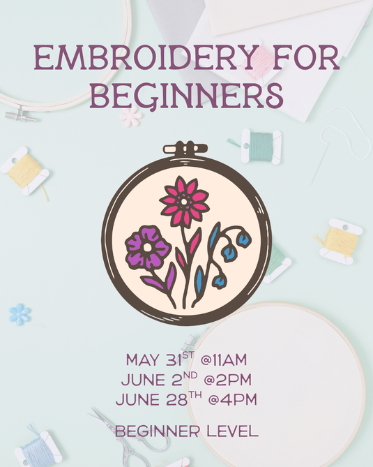 Embroidery for Beginners