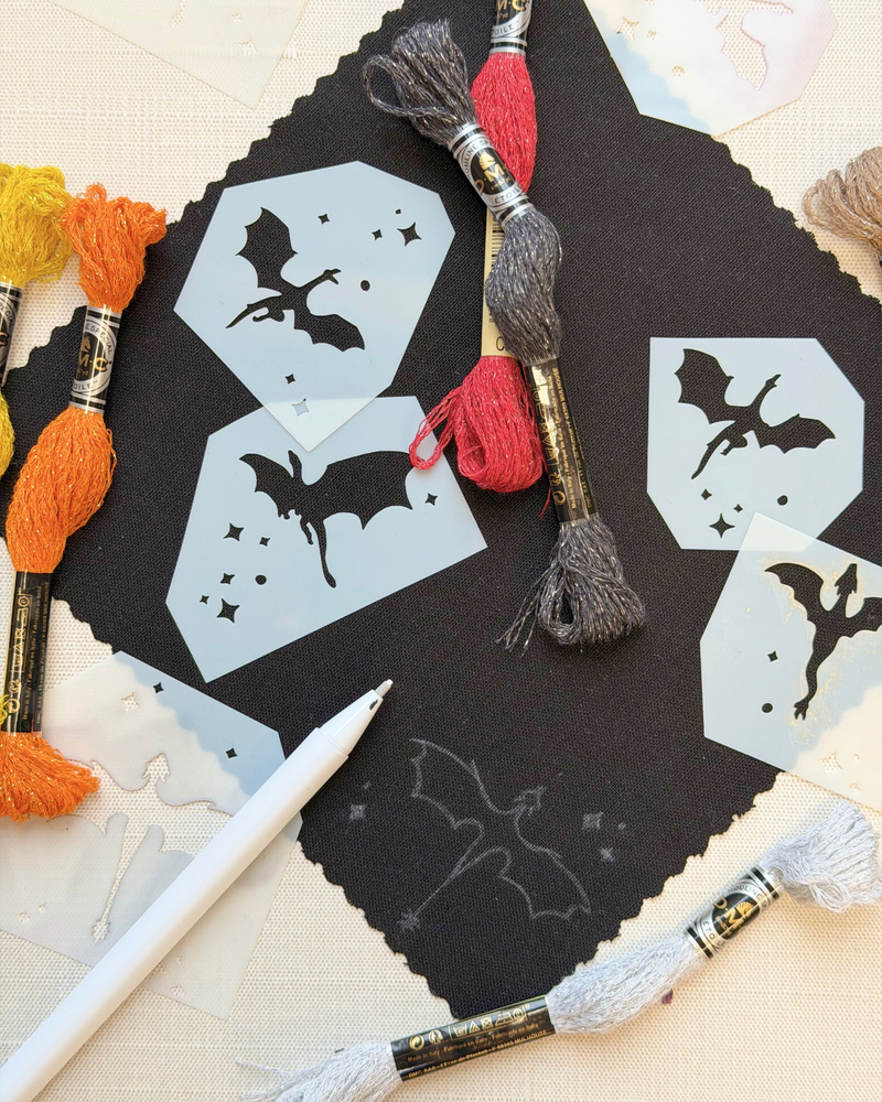 Load image into Gallery viewer, Shimmering Dragon Embroidered Cocktail Napkins
