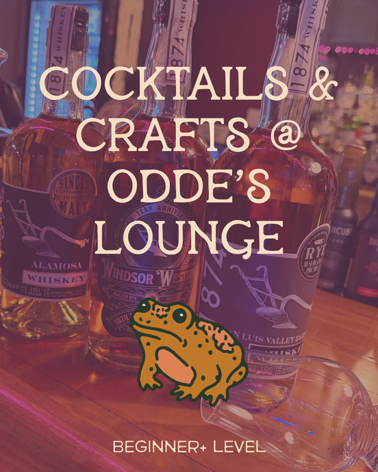 Cocktails & Crafts: Whiskey Tasting & Painting @ Odde's Lounge
