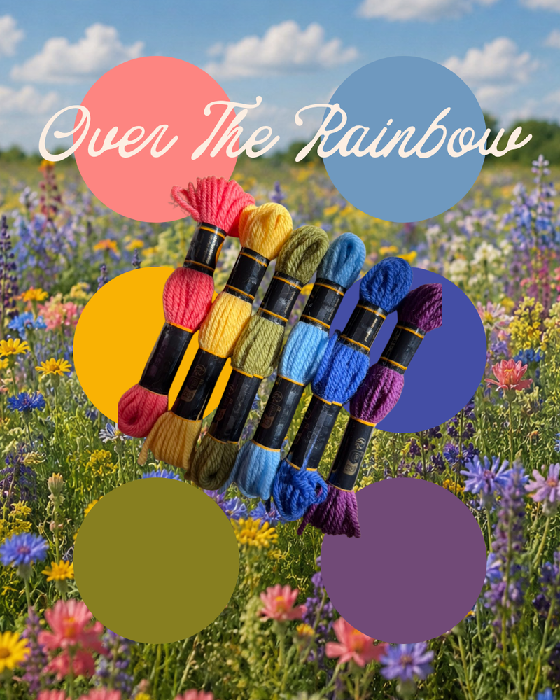 Load image into Gallery viewer, Bargello Book Stack Tissue Box Cover Stitch-A-Long (SAL)
