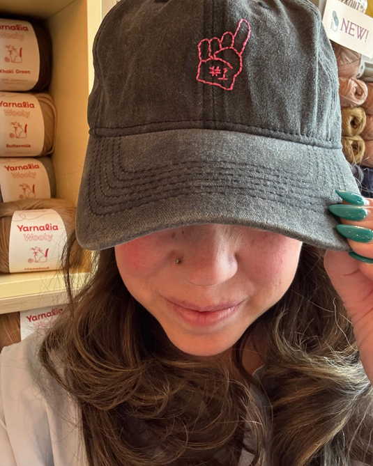 DIY Dad Hat Embroidery