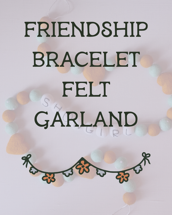 Swiftie Friendship Bracelet Felt Garland