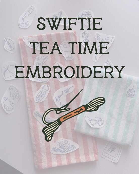 Swiftie Tea Time Embroidery