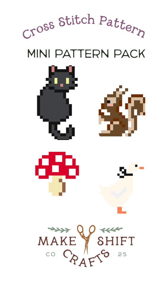 Mini Cross Stitch Pattern Pack