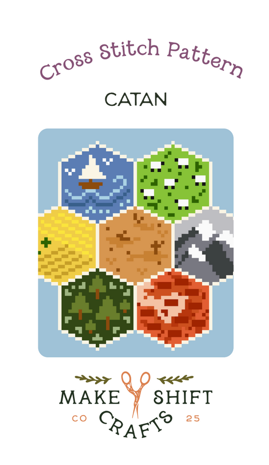 Makeshift Crafts Catan Cross Stitch Pattern