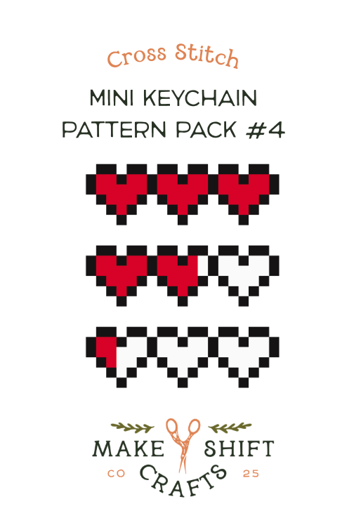 Mini Cross-Stitch Pattern Pack #4