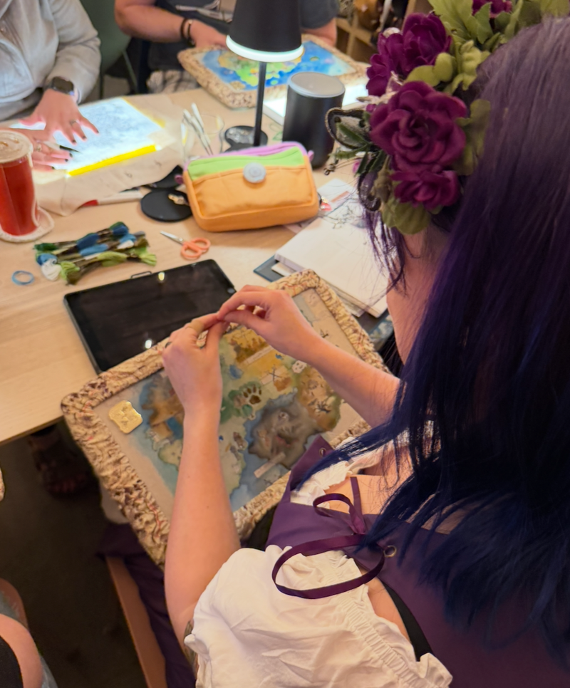 Load image into Gallery viewer, Fantasy Cartography Stitch-A-Long: A 5 Week Custom Map Making Experience
