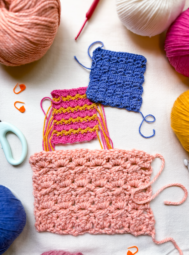 Load image into Gallery viewer, Makeshift Crafts Crochet Stitch of the Month Guide
