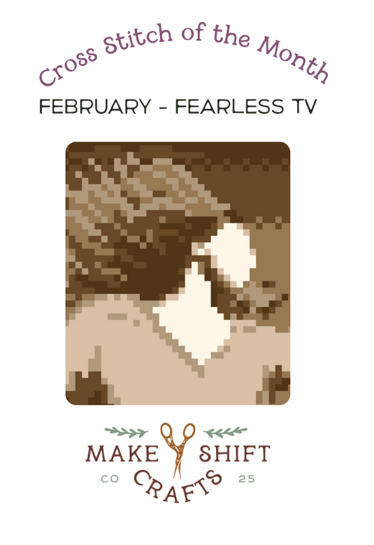 Swiftie Cross Stitch Pattern - Fearless TV