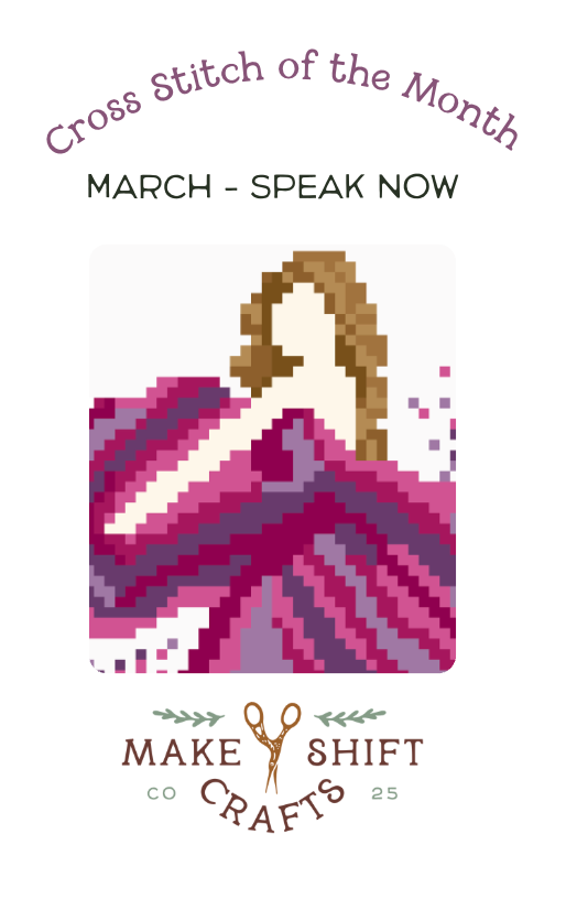 Swiftie Cross Stitch Pattern - Speak Now
