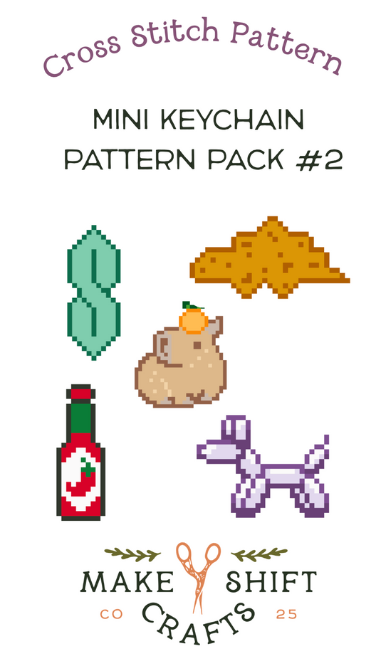 Mini Cross Stitch Pattern Pack
