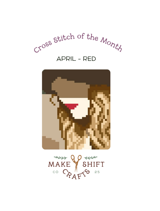 Swiftie Cross Stitch Pattern - RED