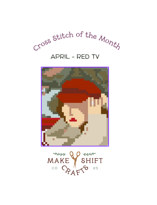 Swiftie Cross Stitch Pattern - RED TV