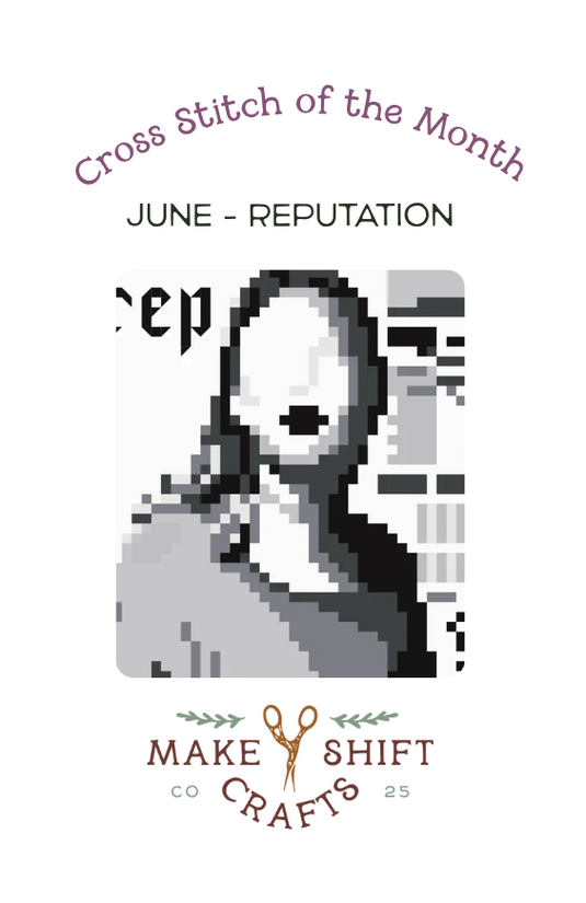 Swiftie Cross Stitch Pattern - Reputation