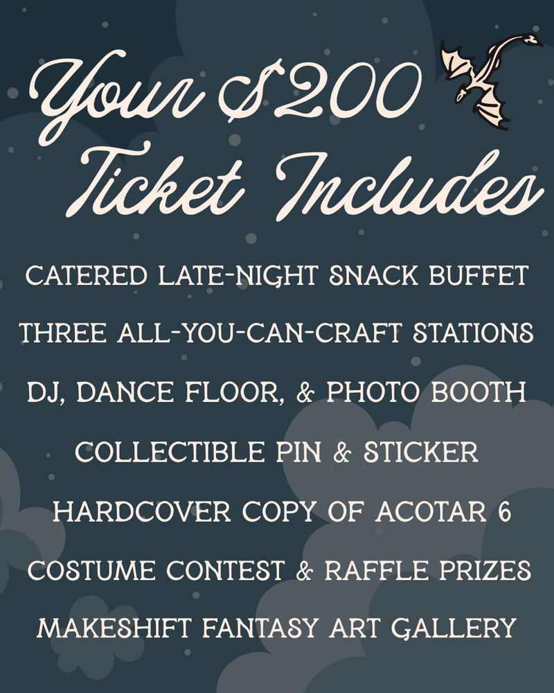 Load image into Gallery viewer, The Dreamer's Gala: A Court of Crafts &amp; Costumes - ACOTAR Book 6 Release Party
