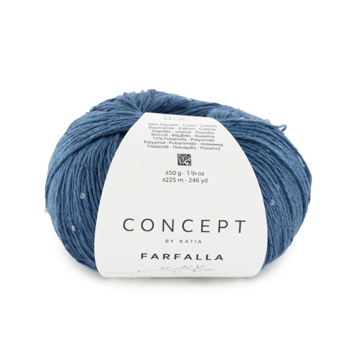 Load image into Gallery viewer, Katia - Concept by Katia - Farfalla Cotton Polyamide Sequined Yarn
