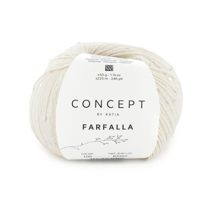 Load image into Gallery viewer, Katia - Concept by Katia - Farfalla Cotton Polyamide Sequined Yarn
