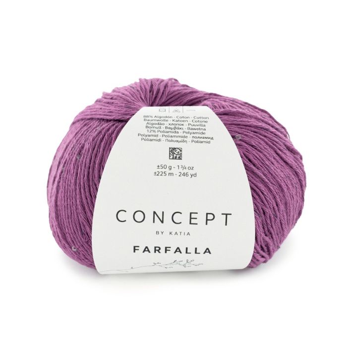 Load image into Gallery viewer, Katia - Concept by Katia - Farfalla Cotton Polyamide Sequined Yarn
